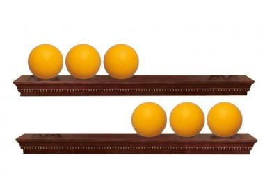 Полочка для бильярдных шаров Дарина (сосна)