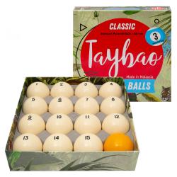 Бильярдные шары для русского бильярда Taybao 68 мм