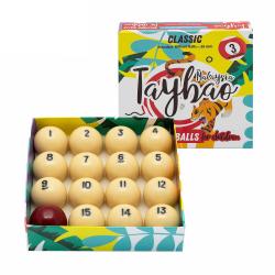 Детские бильярдные шары для русского бильярда Taybao 38 мм