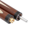 Кий для русского бильярда 130 см, двухсоставной (граб термо, белый граб, махагон) 7 запилов